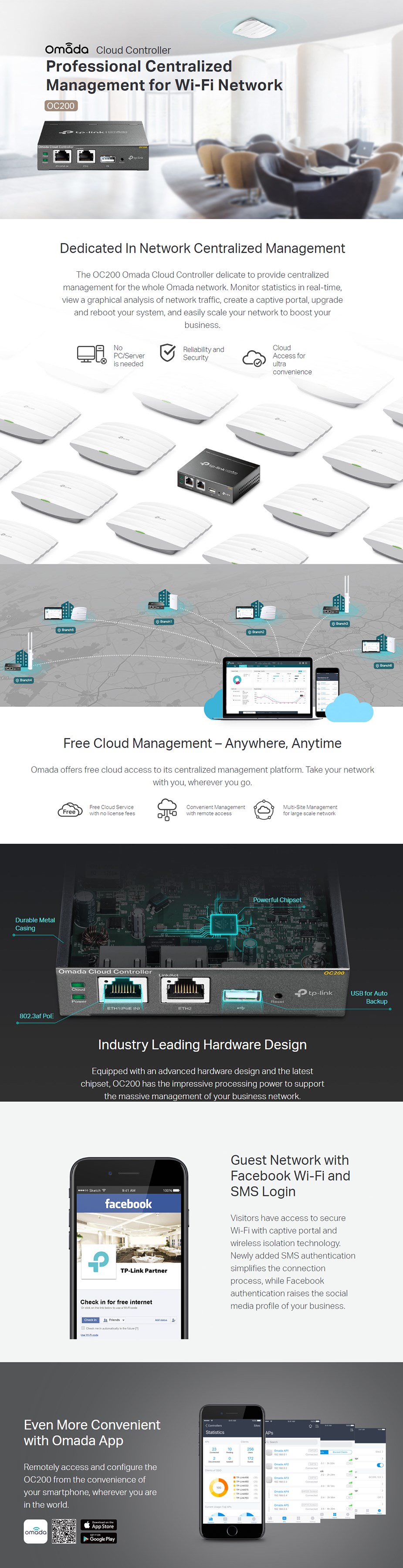 TP-Link OC200 Omada Cloud Controller - Desktop Overview 1