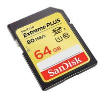 SDSDXS-064G 64GB Extreme SDXC Card Class10/80MB