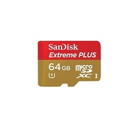 SanDisk 64GB Extreme Plus Micro SDXC Card Class10/80MB SDSDQX-064G-U46A