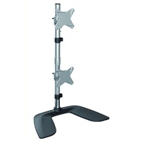 Brateck Free Standing Dual Vertical LCD Monitor Stand From 13-23" BT-LDT02-T02V