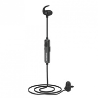 Simplecom BH310-BK Metal Sports Bluetooth Stereo In-ear Headphones - Black