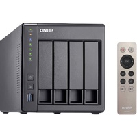 QNAP TS-451+-2G 4-Bay NAS, Intel Celeron Quad-Core 2.42Ghz, 2GB DDR3 RAM, HDMI Port, Remote Control, 2 Years Warranty