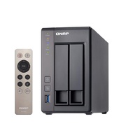 QNAP TS-251+-2G, 2-Bay NAS, Intel Celeron Quad-Core 2.0GHz (up to 2.42GHz), 2GB DDR3L RAM (max 8GB), SATA 6Gb/s, 2 x GbE, 2YR AR wty