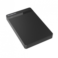 Simplecom SE203 Tool Free 2.5" SATA HDD SSD to USB 3.0 Hard Drive Enclosure - Black