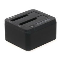 Simplecom SD322-BK Dual Bay USB 3.0 Aluminium Docking Station for 2.5" and 3.5" SATA HDD Black