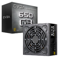 EVGA SuperNOVA G3 650 PSU GOLD 92% Fully Modular Hydraulic Bearing 220-G3-0650-Y4
