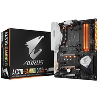 Gigabyte GA-AX370-GAMING-5 Ryzen AM4 ATX MB 4xDDR4 1xPCIEx16 2xSLI 2xCF M.2 U.2V