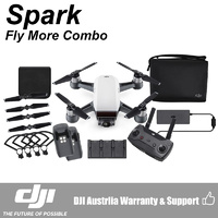 DJI Spark Mini Drone Arctic White Fly More Combo