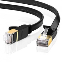 Edimax 1m Black Shielded Cat7 Flat Network Cable EA3-010SFA