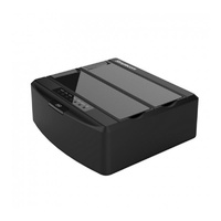 Simplecom SD312-BK Dual Bay USB 3.0 Docking Station for 2.5" and 3.5" SATA Drive Black