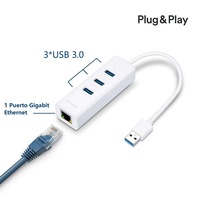TP-Link TL-UE330 USB3.0 3-Port Hub & Gigabit Ethernet Adapter