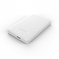 Simplecom SE101-WH 2.5" SATA HDD/ SDD To USB3.0 Tool Free Enclosure White