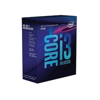INTEL CORE i3-8350K PROCESSOR 8M Cache 4.00 GHz 4C/4T 91W TDP BX80684I38350K