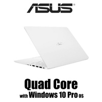 WINDOWS 10 PRO SUPPORT! ASUS E406SA-BV037T 14" N3710 4GB 64GB W10S White