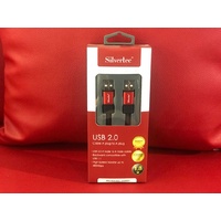 SILVERTEC BC-USB01 USB 2.0 A MALE TO A MALE CABLE 1.8M