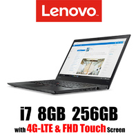 Lenovo T470s 20HFS1QV00 14"FHD Touch Core i7 7500U 8GB 256GB SSD 4GLTE Windows 10 Pro 3-Year Warranty