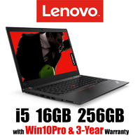 Lenovo T480s 14"FHD Touch Core i5 8350U 16GB 256GB SSD W10P 3Y Warranty 20L7S04A00