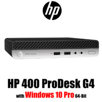 HP 400 ProDesk G4 DM, i3-8100T, 4GB, 500GB, W10P64, 1-1-1 (4VT99PA)