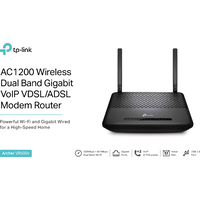 TP-Link Archer VR500v Wireless AC1200 VDSL/ADSL VoIP Modem Router - NBN Ready