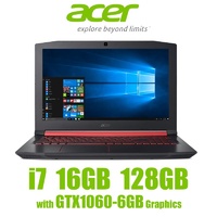 Acer AN515-52-79KE NX.Q3XSA.001 15.6"FHD i7-8750H 6G-GTX1060 16GB 128GB SSD+1T W10
