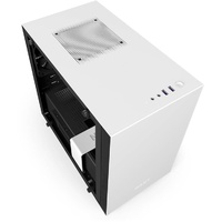 NZXT Mini-ITX White H200i Smart Gaming SFF Case (No PSU) PN CA-H200W-WB