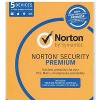 NORTON SECURITY PREMIUM 5 USERS 1 YEAR