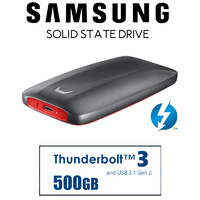 Samsung Portable SSD X5 500GB Thunderbolt 3 MU-PB500B/WW