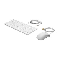 HP USB Keyboard and Mouse Healthcare Edition - White [1VD81AA]