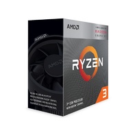AMD Ryzen 3 3200G with VEGA 8 Graphics 4 Cores 4 Threads 4.0GHz + Wraith Stealth Cooler