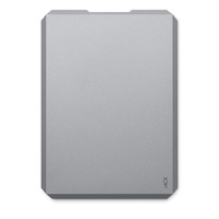LaCie 2TB Diamond Cut Design USB-C Portable Hard Drive Space Gray STHG2000402
