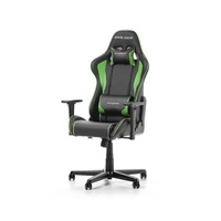DXRacer Formula FL08 Gaming Chair Black & Green - Sparco Style Neck/Lumbar Support/NB Gaming/Office/Ergonomic Desk Chair/Black PU Leather