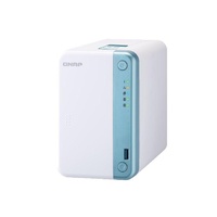 QNAP TS-251D-2G 2 Bay NAS - Diskless, Intel Celeron Dual Core 2.00GHz, 2GB SODIMM (8GB Max), 1x GbE RJ45, 1x PCIe Gen2 x4, 2x US