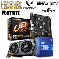 intel Gaming Bundle A - Core i5-10500 + Gigabyte B460M DS3H AC + MSI GTX 1660Ti GAMING X 6GB