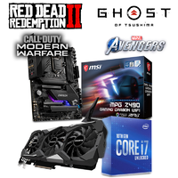 intel Gaming Bundle B - Core i7-10700K + MSI Z490 GAMING CARBON WIFI + Gigabyte RTX 2070 Super WindForce OC 3X 8GB