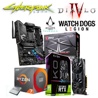 AMD Gaming Bundle B - Ryzen 7 3800X + MSI MPG B550 GAMING EDGE WIFI + EVGA RTX 2080 Super KO Gaming 8GB