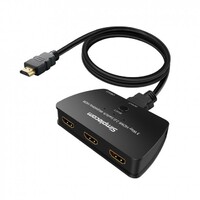Simplecom CM323 3 Way HDMI 2.0 Switch 3 In 1 Out Splitter HDCP 2.2 4K @60Hz UHDR