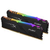 Kingston HyperX FURY RGB 32GB (2x16GB) DDR4 3600MHz CL17 Udimm RAM