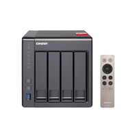 QNAP TS-451+-8G, 4-Bay NAS, Intel Celeron Quad-Core 2.0GHz (up to 2.42GHz), 8GB DDR3L RAM (max 8GB), SATA 6Gb/s, 2 x GbE, 2yr AR