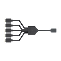 Cooler Master Addressable RGB Trident Fan Splitter cable (1-to-5)