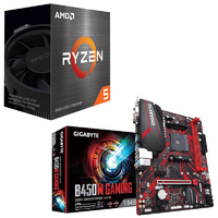 DEAL 1 - AMD Ryzen 5 5600X CPU with Gigabyte B450M Gaming mATX Motherboard