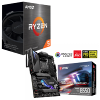 DEAL 4 - AMD Ryzen 5 5600X CPU with MSI MPG B550 GAMING CARBON WIFI ATX Motherboard