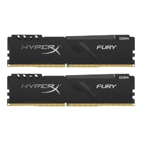 Kingston HyperX FURY Black 16GB (2x8GB) DDR4 3600MHz CL17 RAM Memory