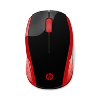 HP 200 EMPRS RED WIRELESS MOUSE 2HU82AA