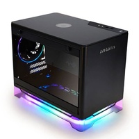 In Win A1 Plus Black 650W Gold PSU ARGB Tempered Glass w/ 10W Wireless Charging Mini-ITX Case