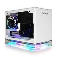 In Win A1 Plus White 650W Gold PSU ARGB Tempered Glass w/ 10W Wireless Charging Mini-ITX Case