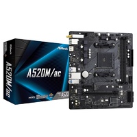 ASRock A520M/AC WiFi mATX Motherboard