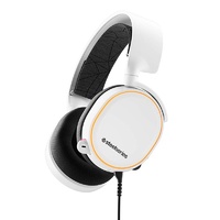 SteelSeries Arctis 5 White 7.1 Surround Best Mic RGB Gaming Headset