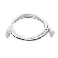 8Ware Cat6a UTP Ethernet Cable 1m Snagless White