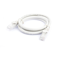 8Ware Cat6a UTP Ethernet Cable 1m Snagless Grey