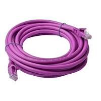 8Ware Cat6a UTP Ethernet Cable 5m Snagless Purple